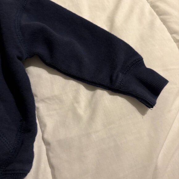 Boston Red Socks Baby Zip Up Sweatshirt Size 6m Navy Blue Red Baseball MLB - Picture 5 of 9